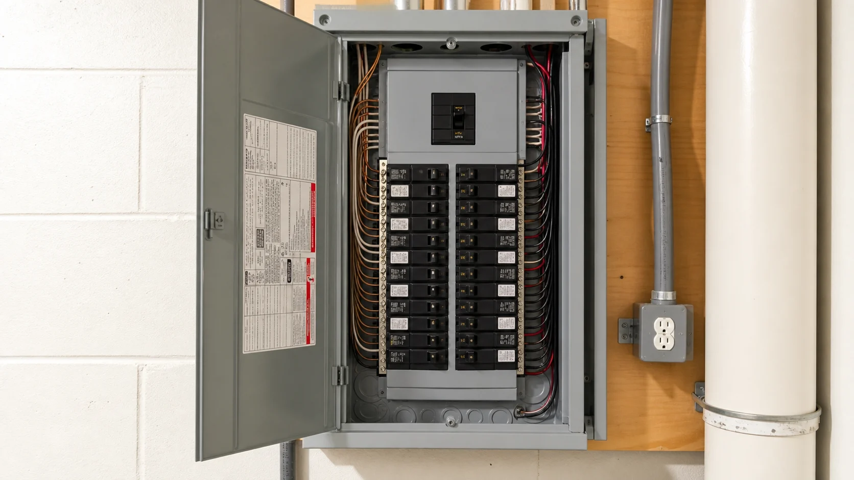 Residential breaker panel